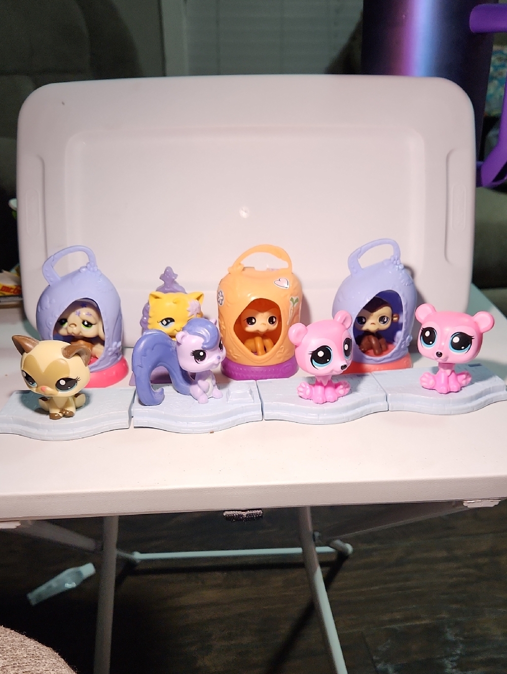 Littlest Pet Shop Mcdonald'd Toys Lot Of 8